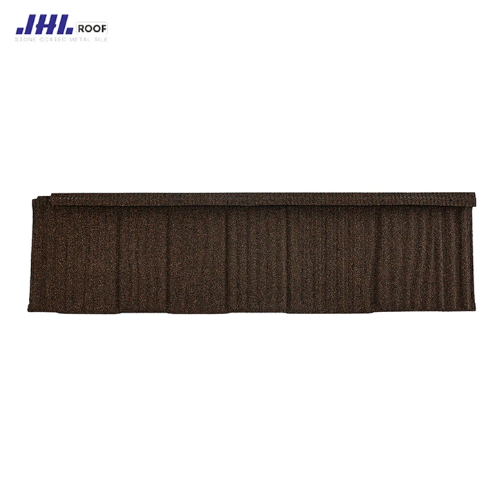 Colored Stone Metal Roofing Interlocking Tile