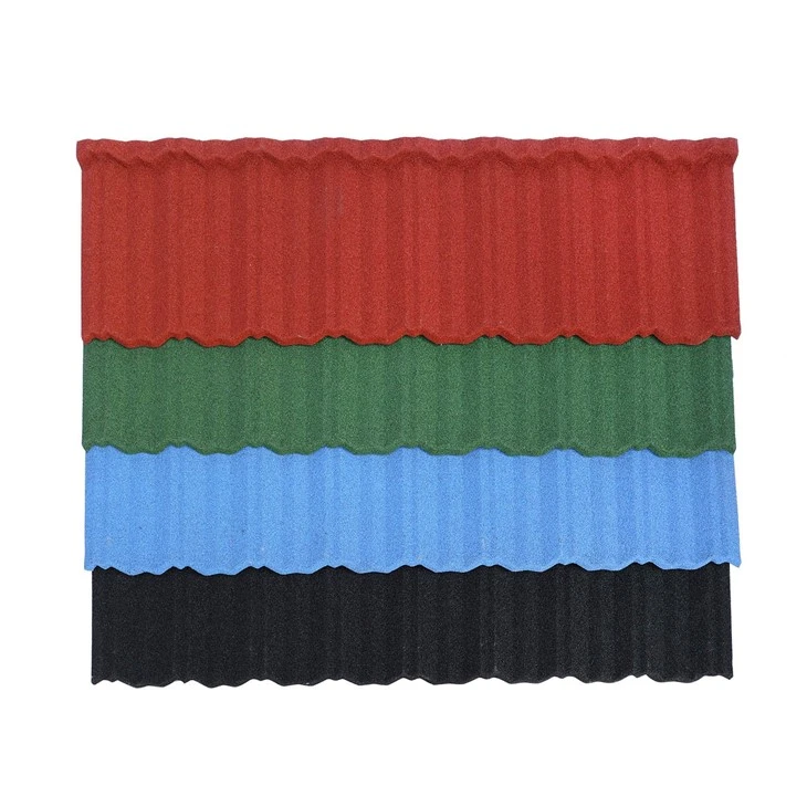 Durable And Elegant Color Stone Metal Roof Tile